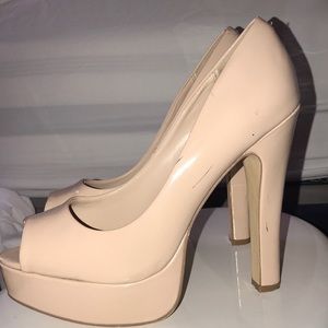 Nude Platform Heels